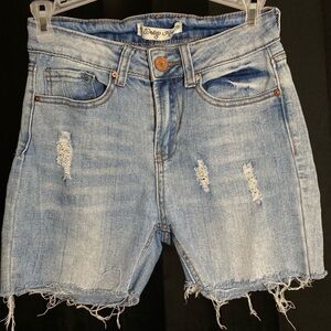 Denim Shorts ( Jorts ) - Light Wash